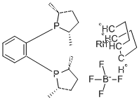 1,2-Bis[(2S,5S)-2,5-dimethylphospholano]benzene(cyclooctadiene)rhodium(I) tetrafluoroborate